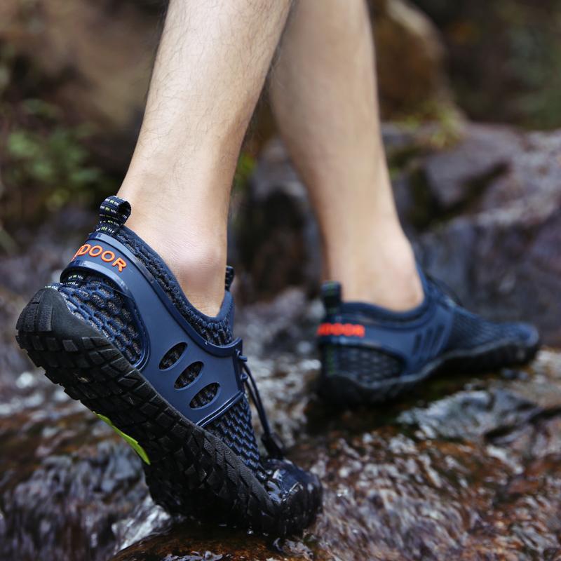 Men’s sports outdoor shoes walking shoes breathable and quick-drying ...