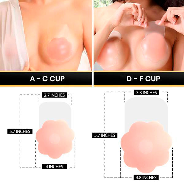 VZlush Silicone Breast Lifter - Comfy and Supported Push-up