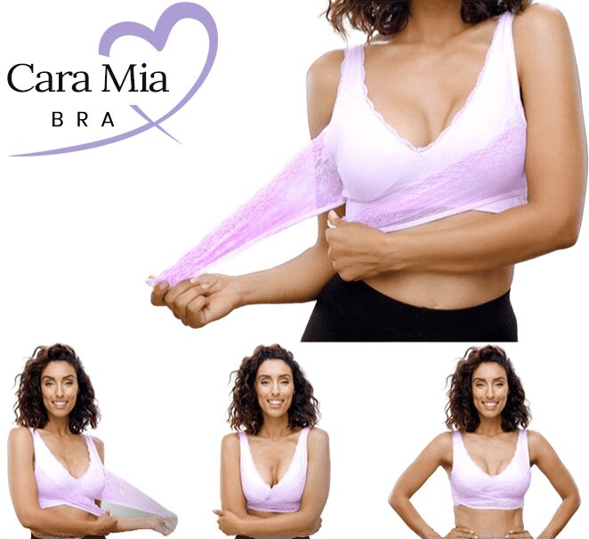 CaraMia The Ultimate Comfort Bra Shaping Support Removable Cups