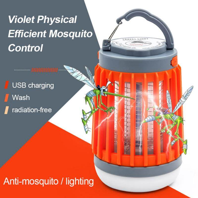 Powered Lamp that Repels Mosquitoes Instantly