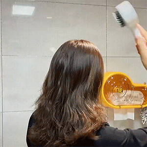 SlickTot - 1 Key 3D Air Cushion Self Cleaning Hair Massager Brush