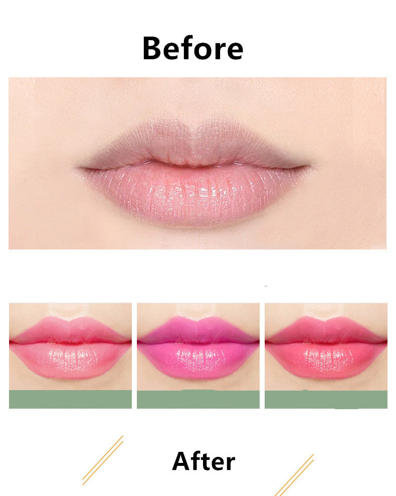 Moisture Lip Balm Long-Lasting Natural Aloe Vera Lipstick Color Mood Changing Long Lasting Moisturizing Lipstick Anti Aging