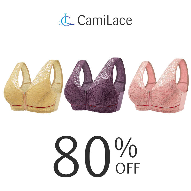 CamiLace – Comfort Wireless Front Close Bra – Lux Rosy – Nile Santa