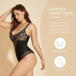 2022 summer Sexy Lace Tummy Control Bodysuit – tightarely – Nile Santa