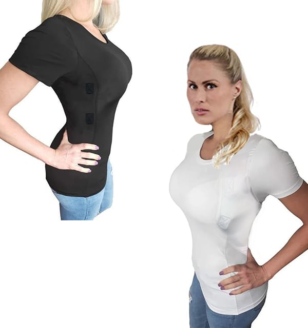 Concealed Carry T-shirt Holster  Concealed Carry Shirt Women - T-shirt  Clothes Short - Aliexpress