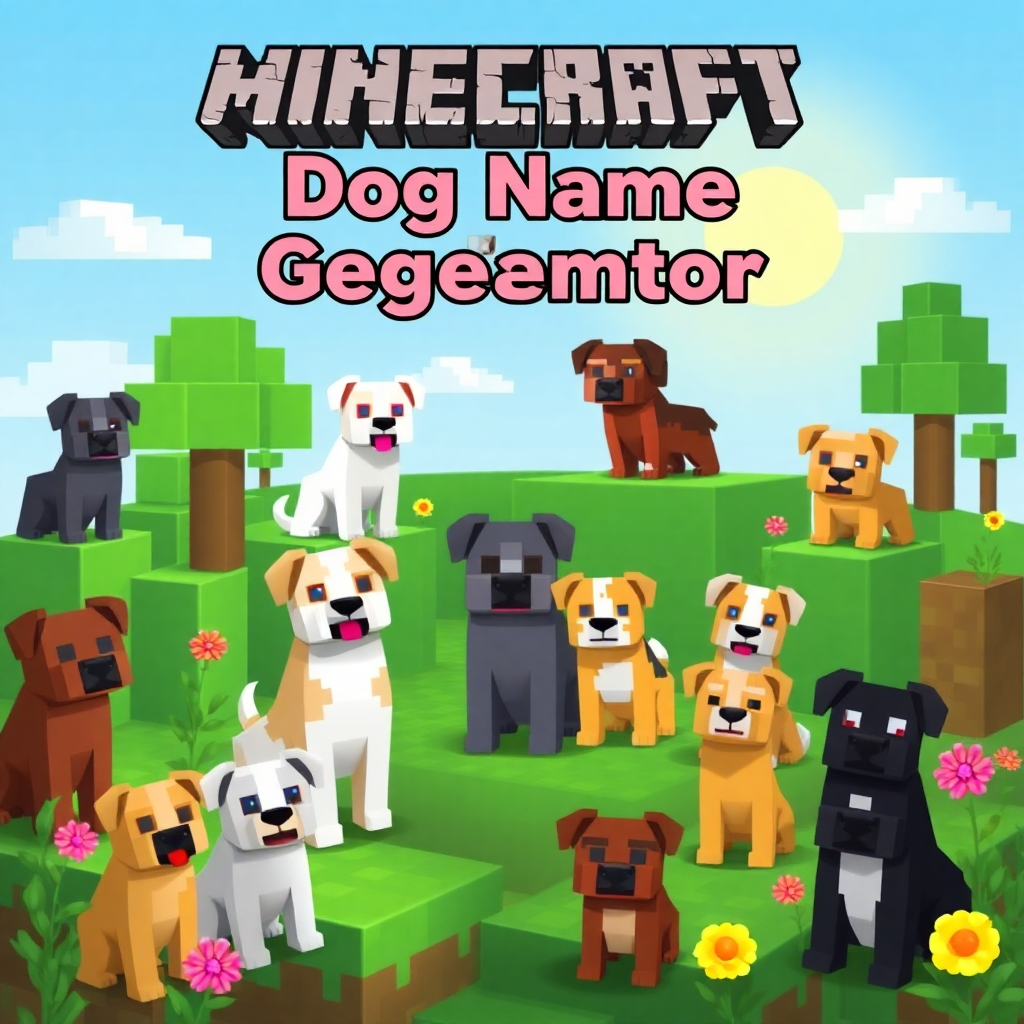 Minecraft Dog Name Generator - Nilesanta